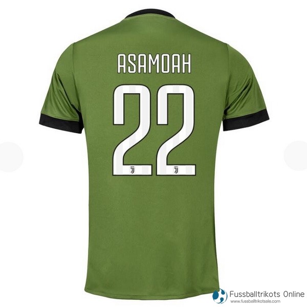 Juventus Trikot Ausweich Asamoah 2017-18 Fussballtrikots Günstig